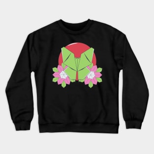 T-Shirt Design Origami Butterfly Crewneck Sweatshirt